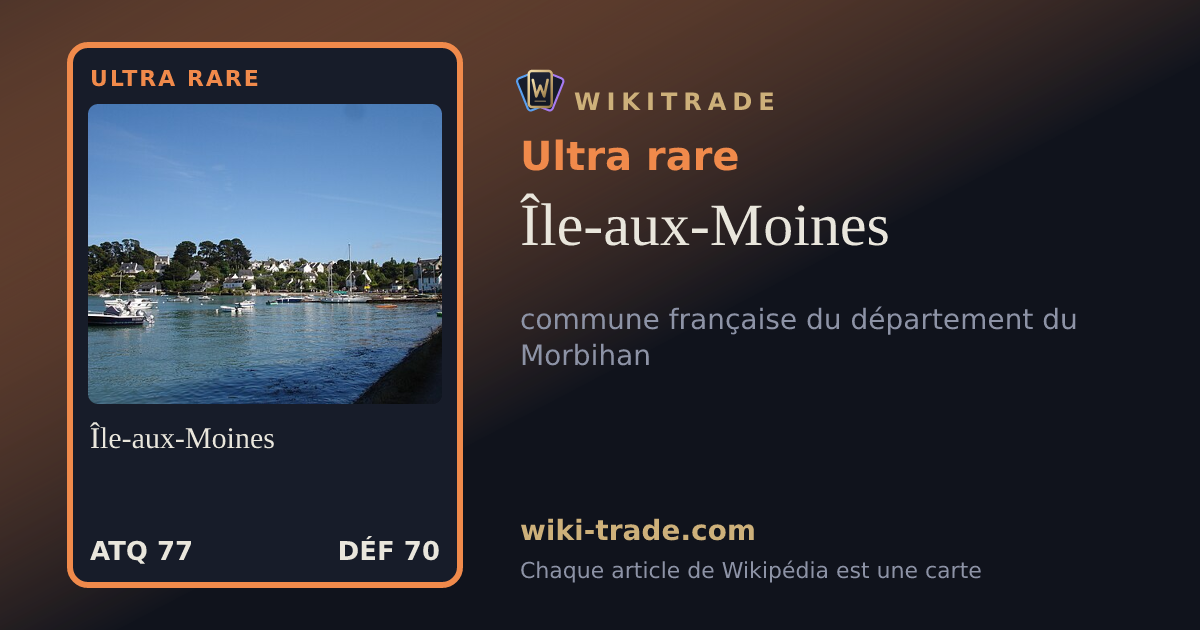 Île-aux-Moines — carte Ultra rare