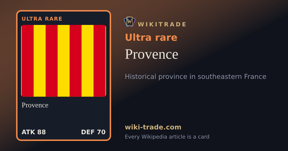 Provence — Ultra rare card