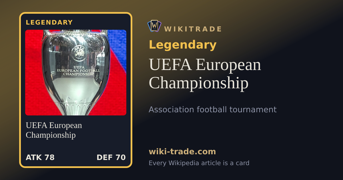 UEFA European Championship — Legendary card