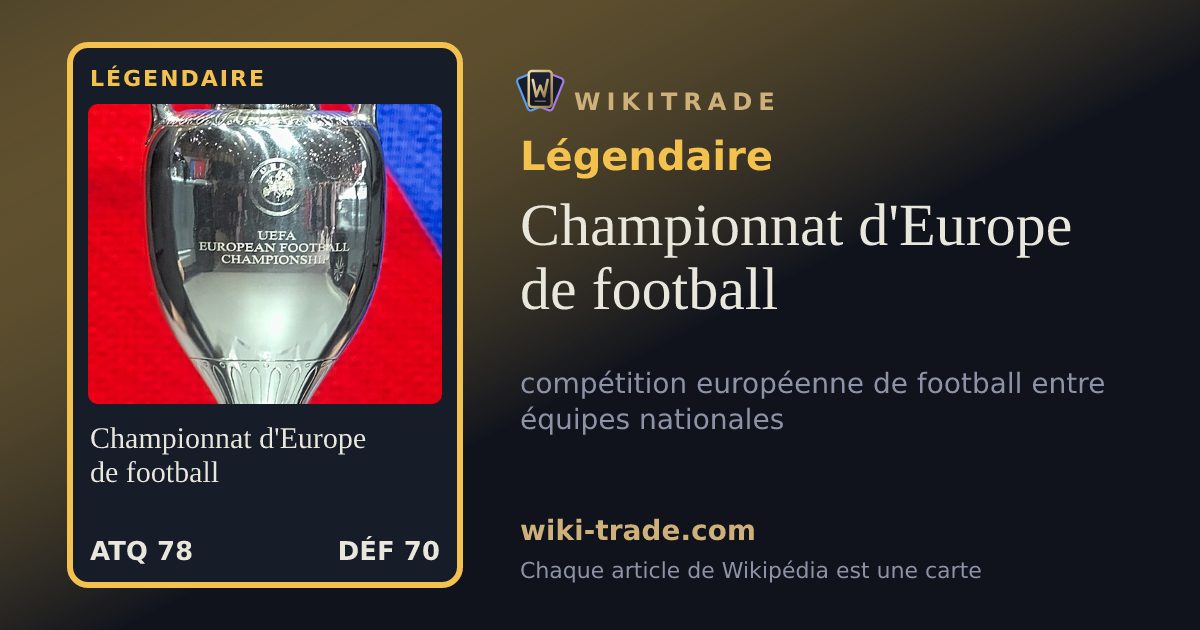 Championnat d'Europe de football — carte Légendaire