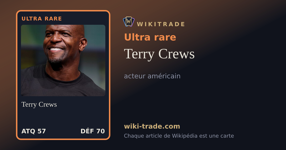 Terry Crews — carte Ultra rare