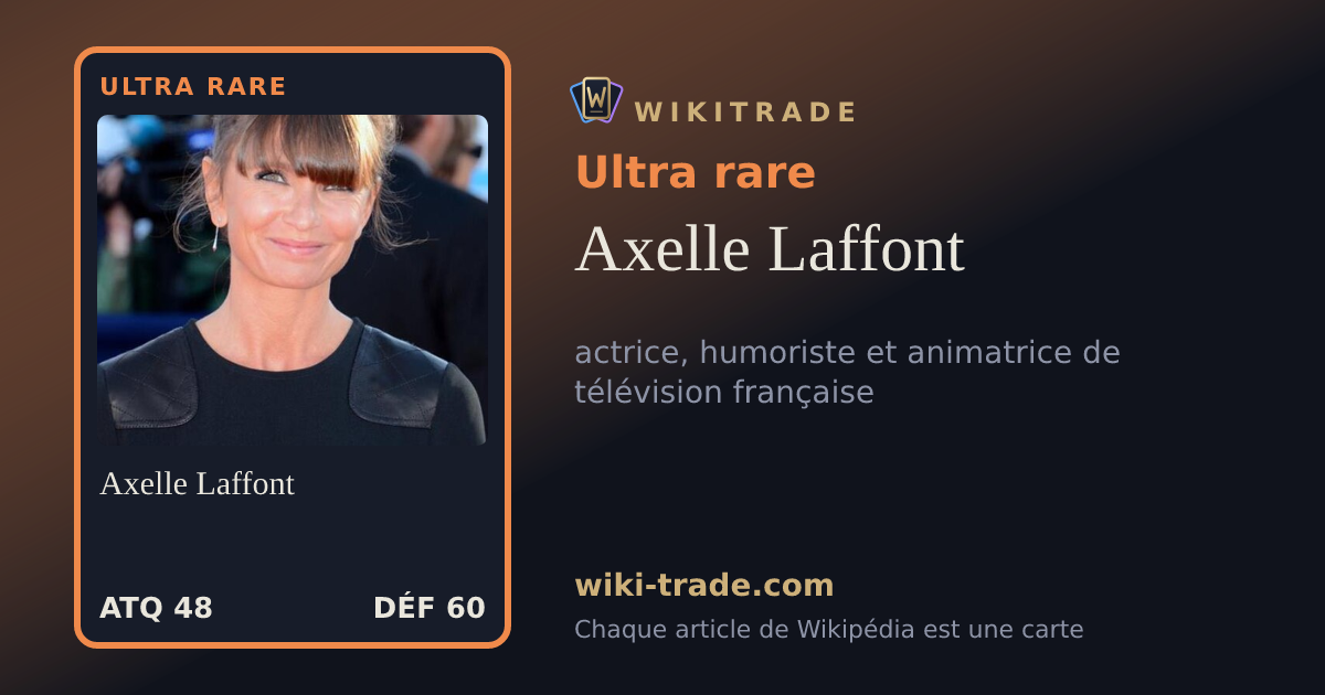 Axelle Laffont — carte Ultra rare