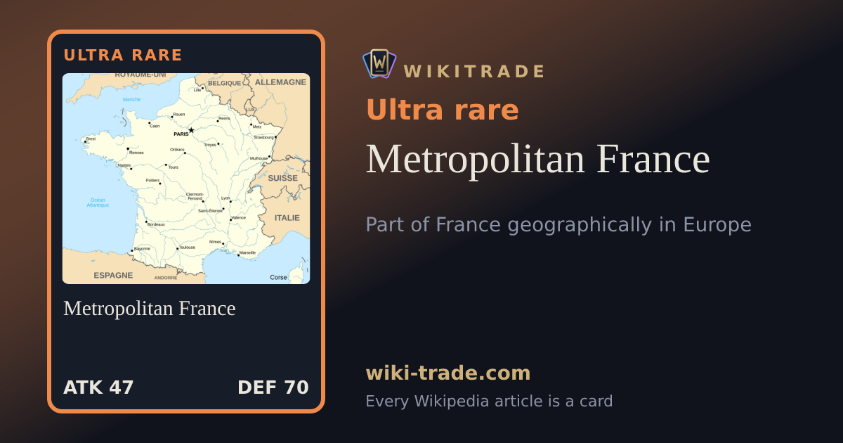 Metropolitan France — Ultra rare card