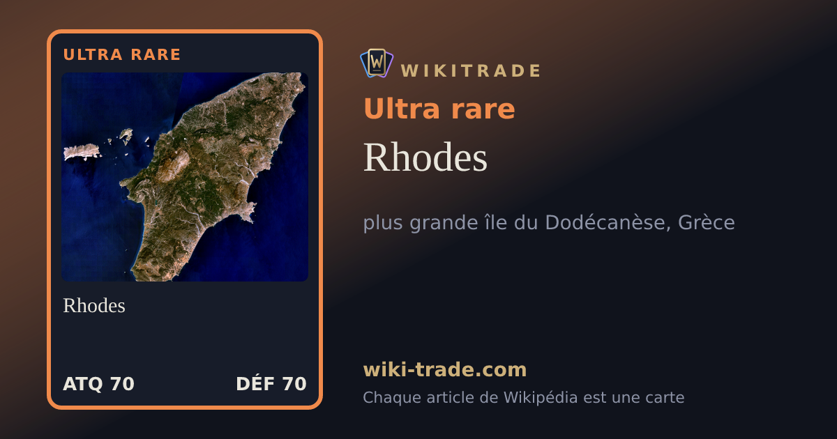 Rhodes — carte Ultra rare