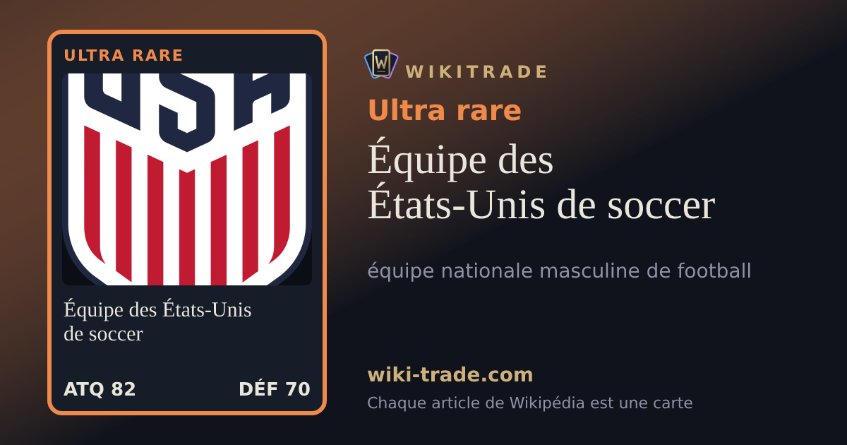Équipe des États-Unis de soccer — carte Ultra rare