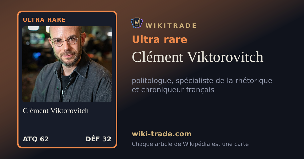 Clément Viktorovitch — carte Ultra rare