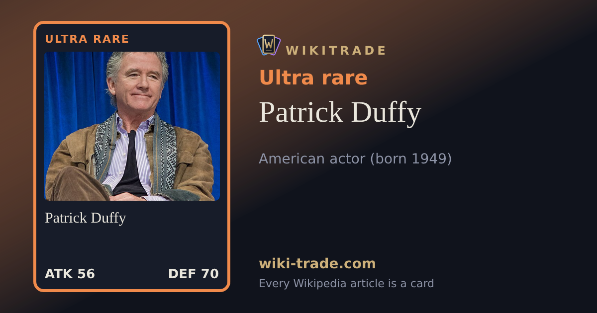 Patrick Duffy — Ultra rare card