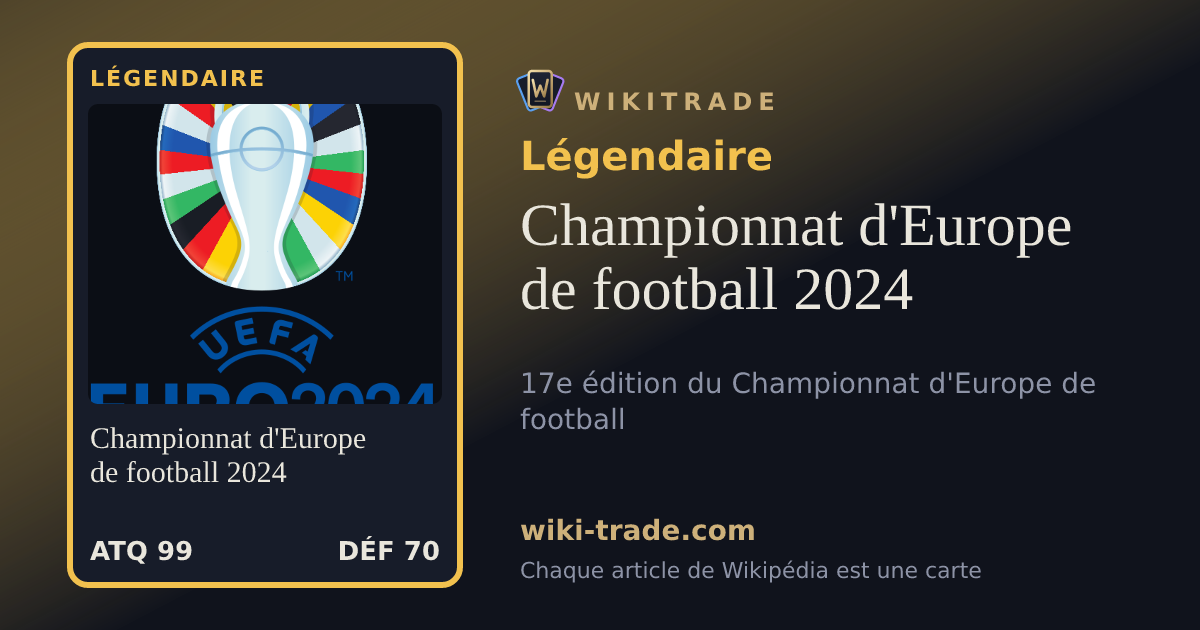 Championnat d'Europe de football 2024 — carte Légendaire