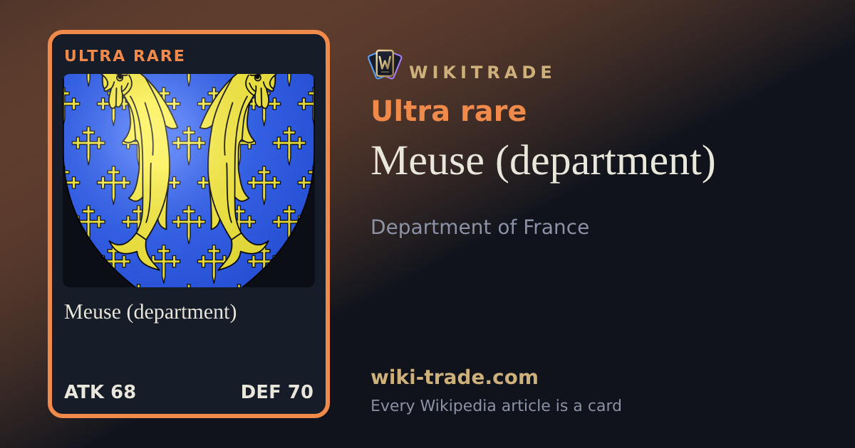 Meuse (department) — Ultra rare card