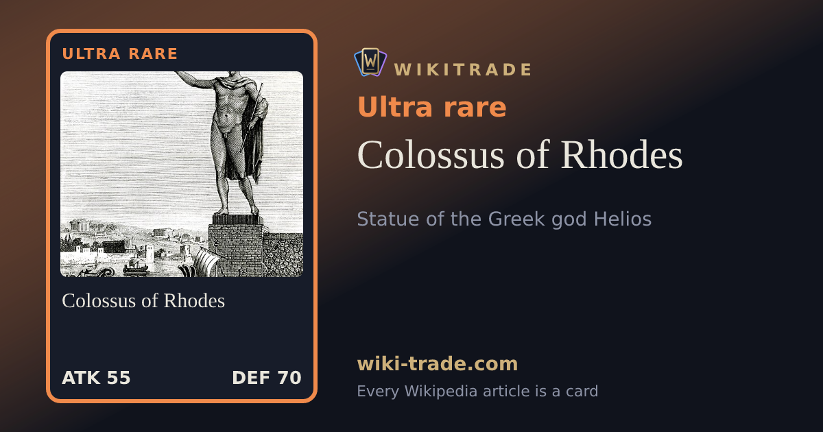 Colossus of Rhodes — Ultra rare card