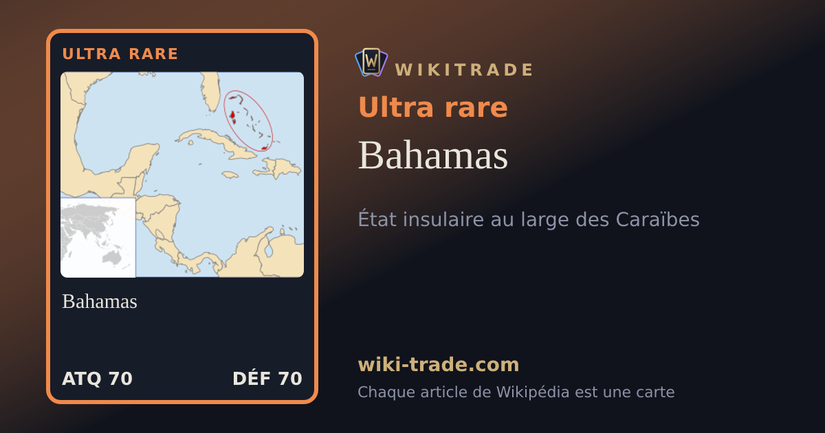 Bahamas — carte Ultra rare