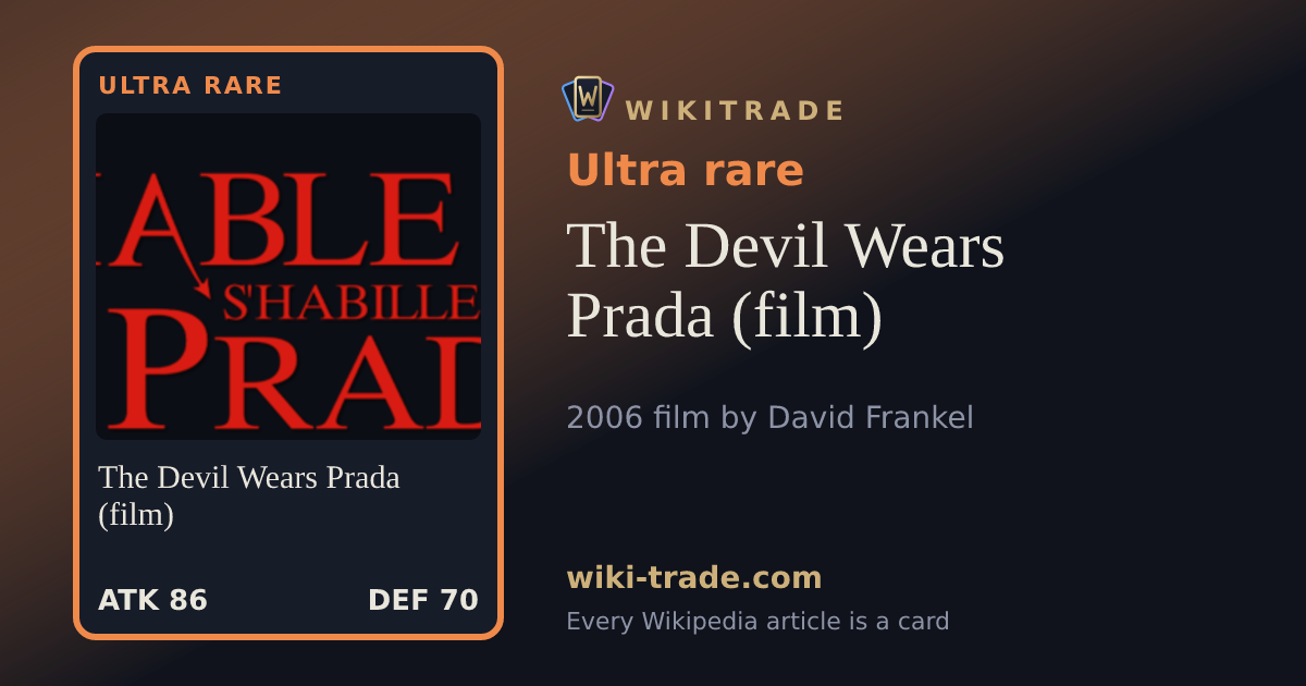 The Devil Wears Prada (film) — Ultra rare card