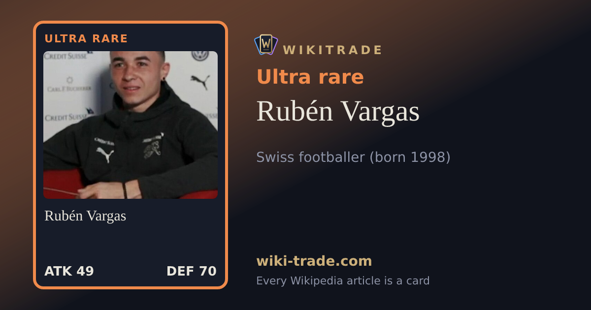 Rubén Vargas — Ultra rare card