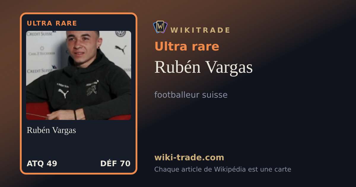Rubén Vargas — carte Ultra rare
