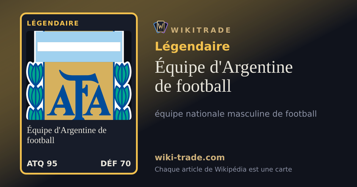 Équipe d'Argentine de football — carte Légendaire