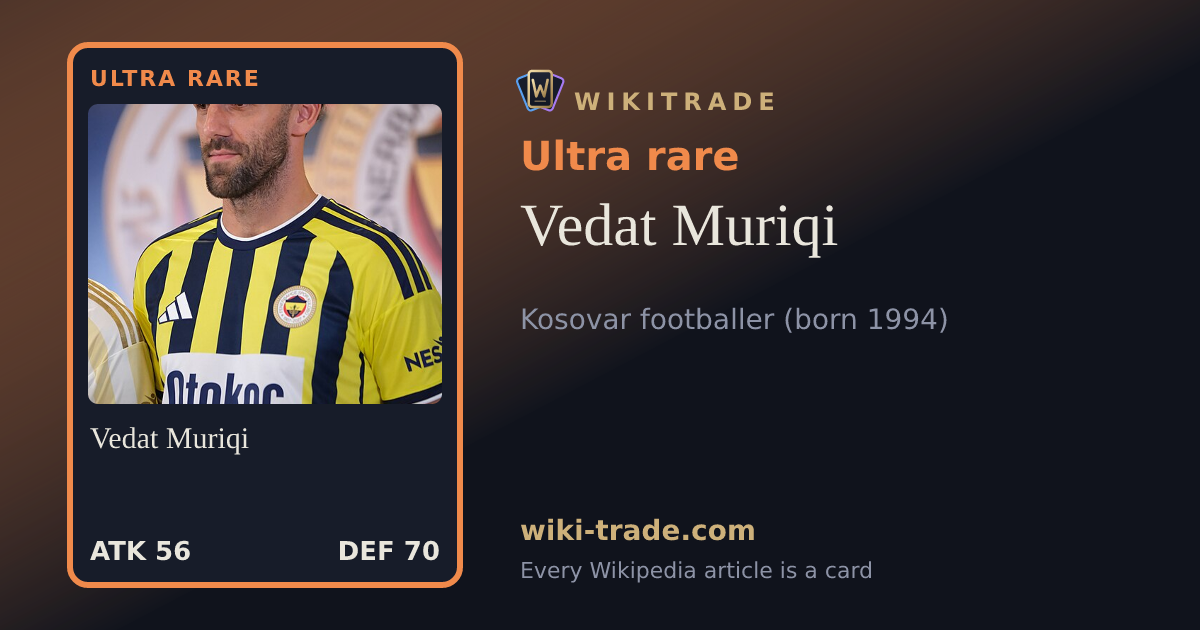 Vedat Muriqi — Ultra rare card