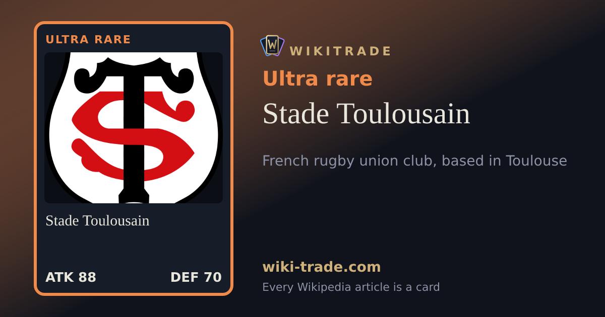 Stade Toulousain — Ultra rare card