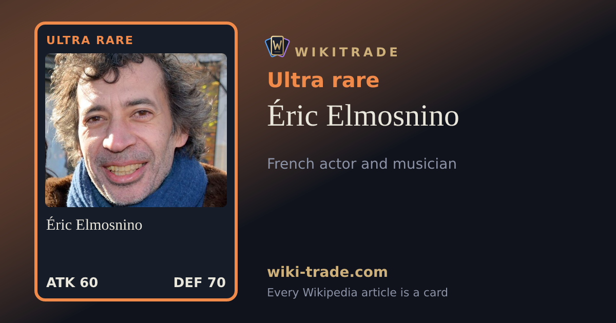 Éric Elmosnino — Ultra rare card