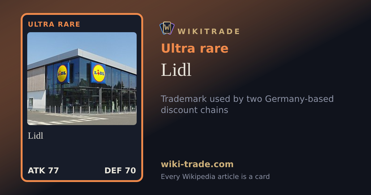 Lidl — Ultra rare card