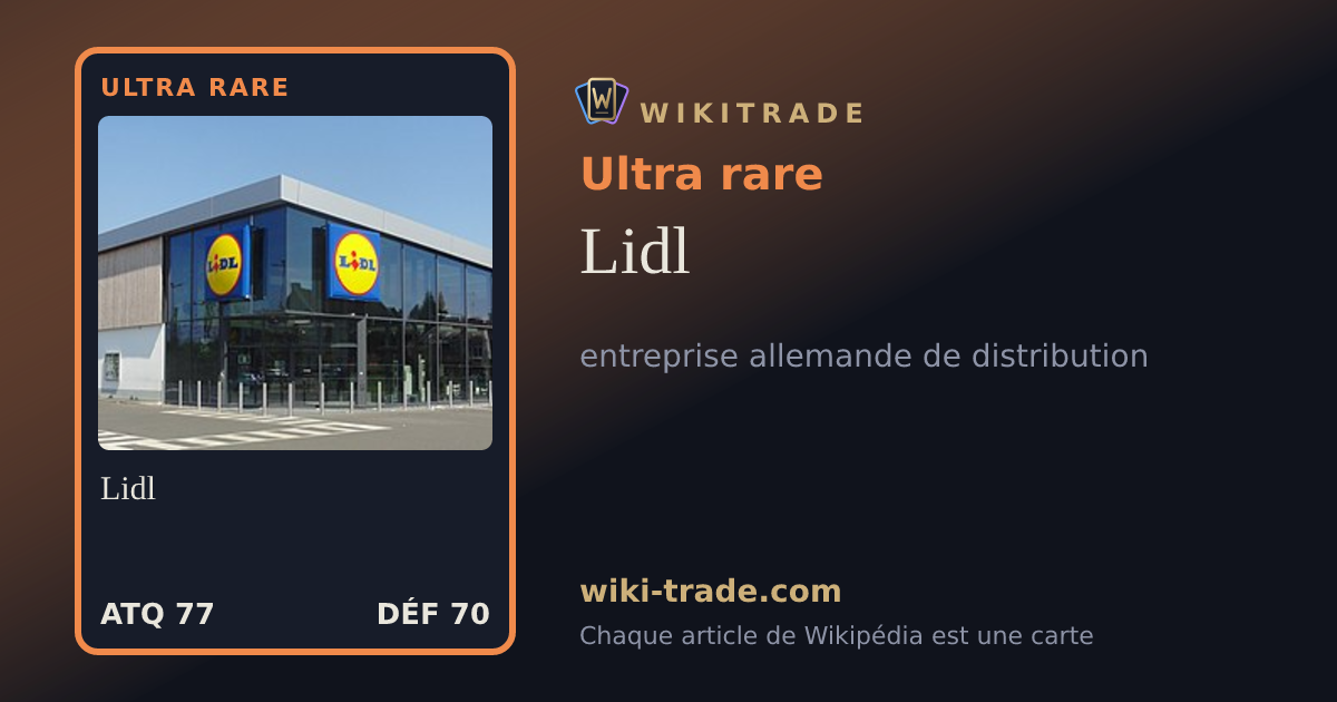 Lidl — carte Ultra rare