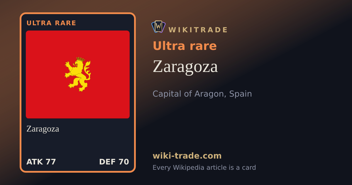 Zaragoza — Ultra rare card