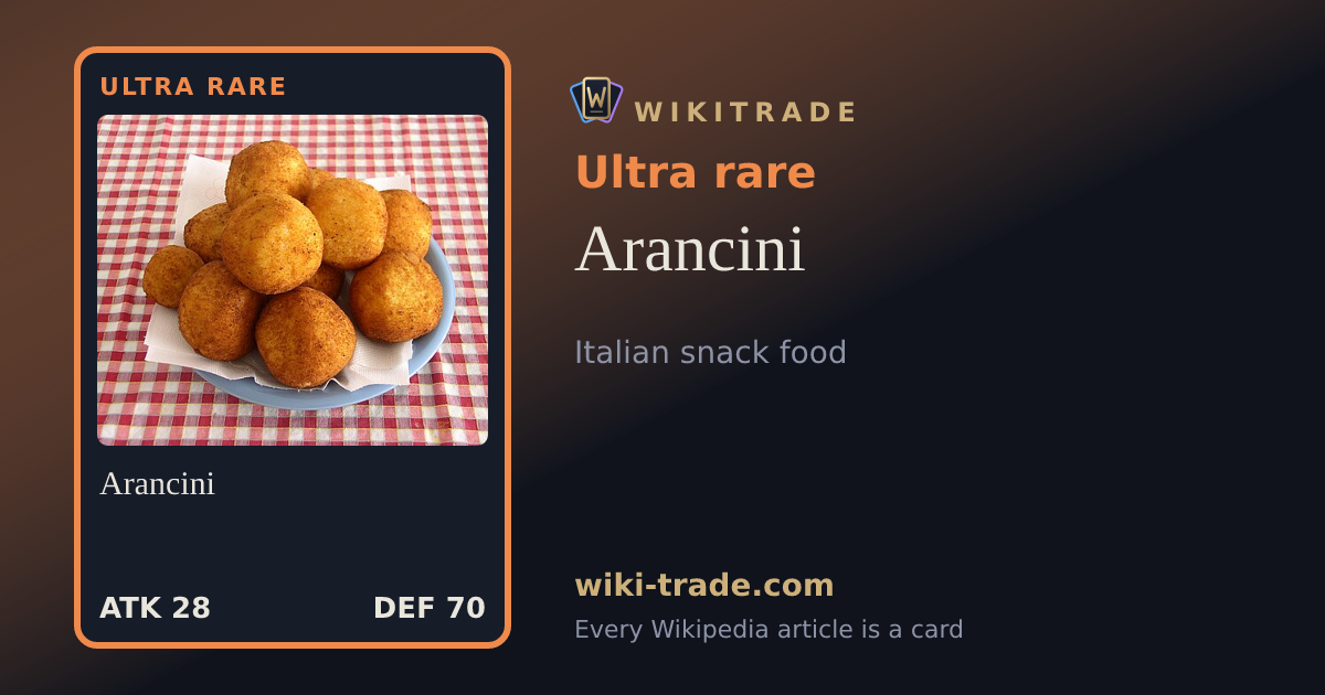 Arancini — Ultra rare card