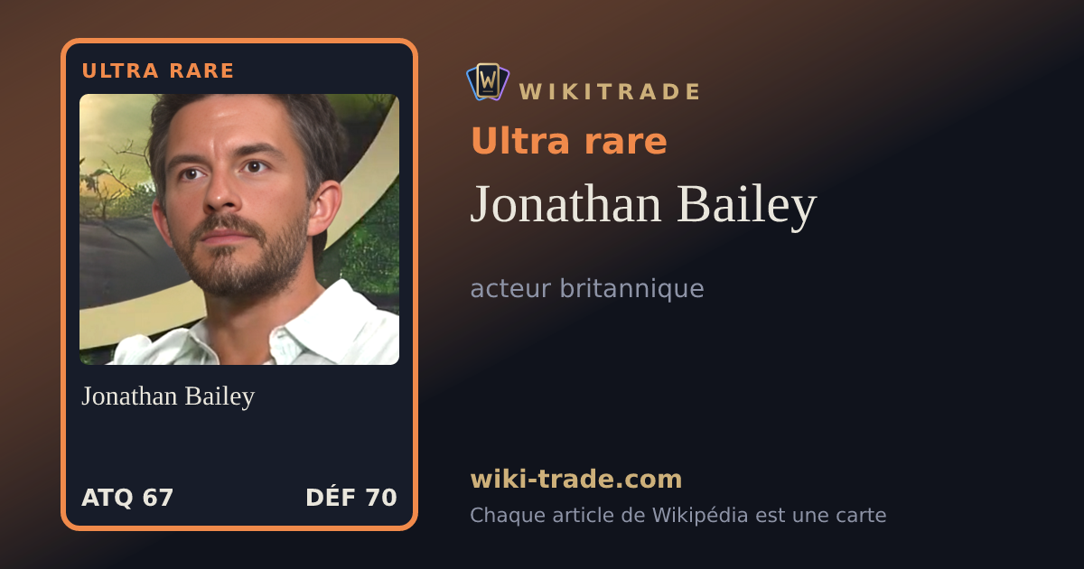 Jonathan Bailey — carte Ultra rare
