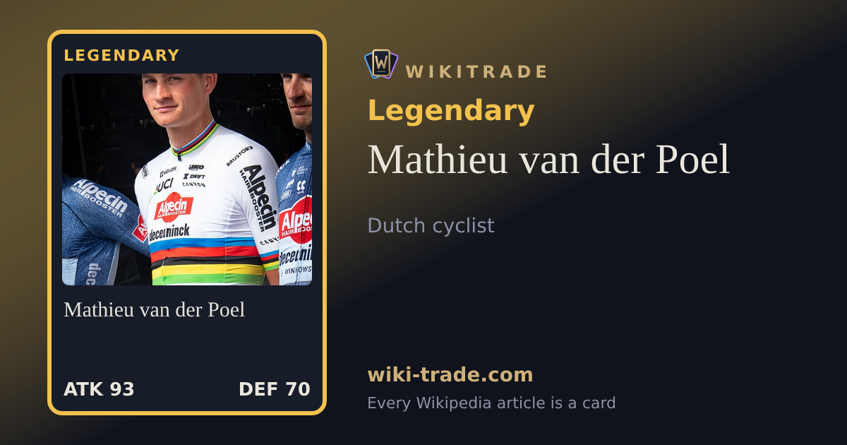 Mathieu van der Poel — Legendary card