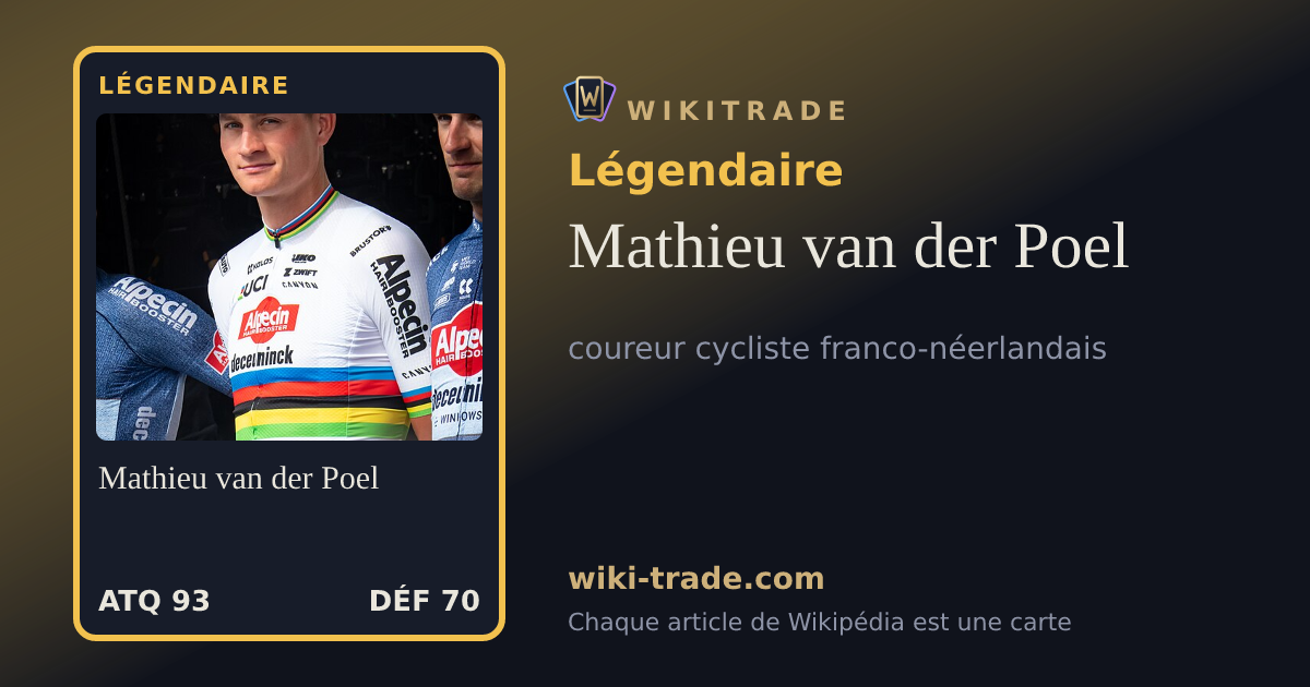 Mathieu van der Poel — carte Légendaire