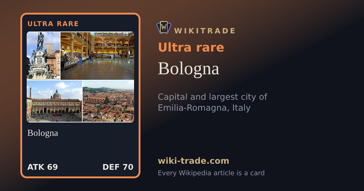 Bologna — Ultra rare card