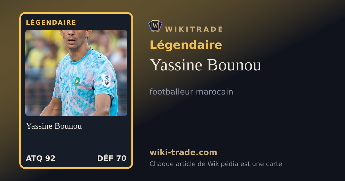 Yassine Bounou — carte Légendaire