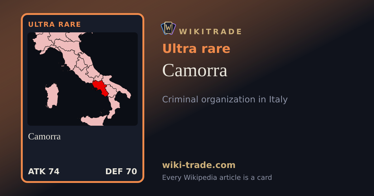 Camorra — Ultra rare card