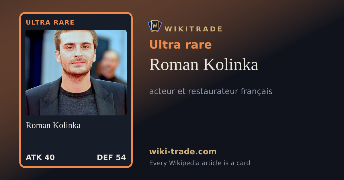 Roman Kolinka — Ultra rare card