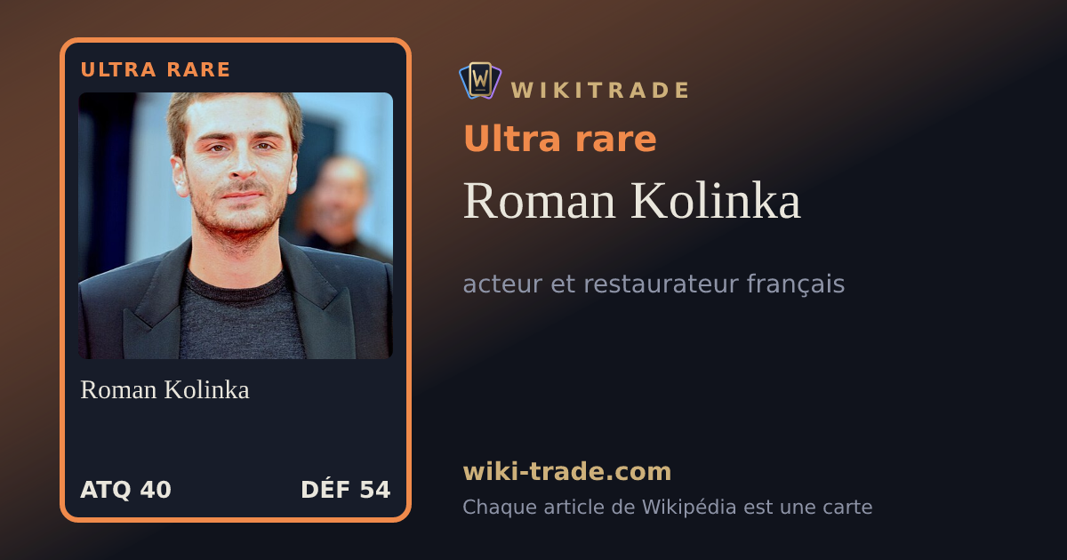 Roman Kolinka — carte Ultra rare