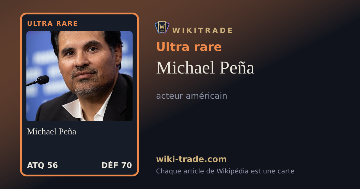 Michael Peña — carte Ultra rare