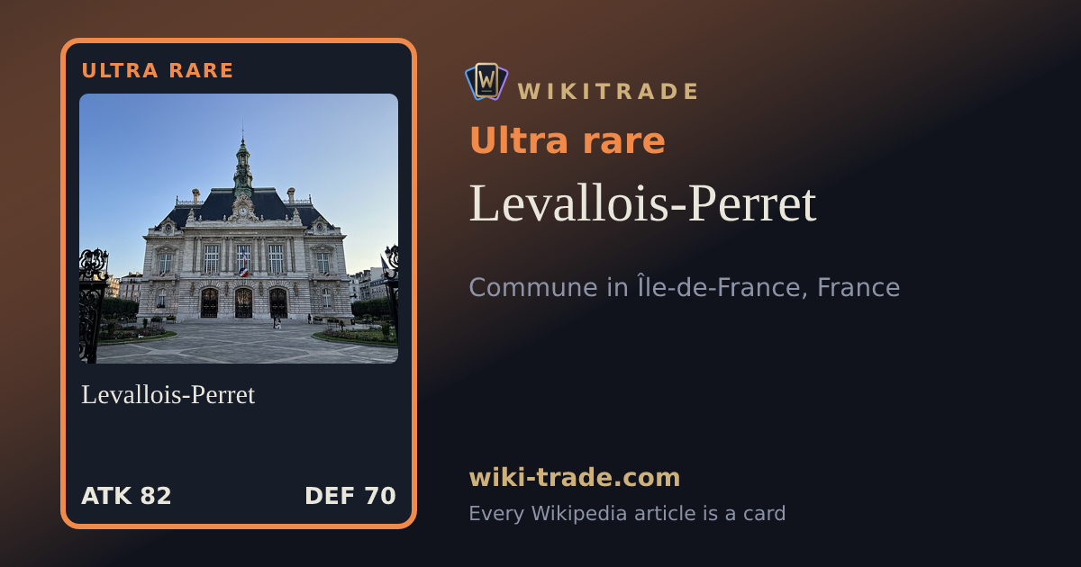 Levallois-Perret — Ultra rare card