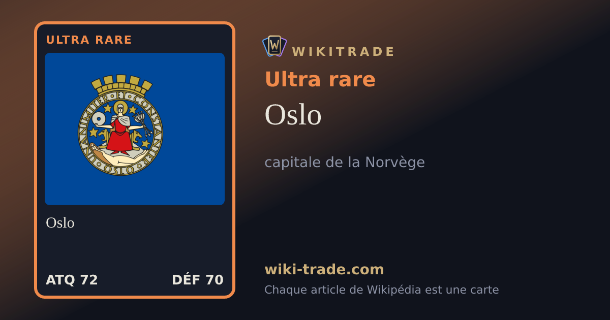 Oslo — carte Ultra rare
