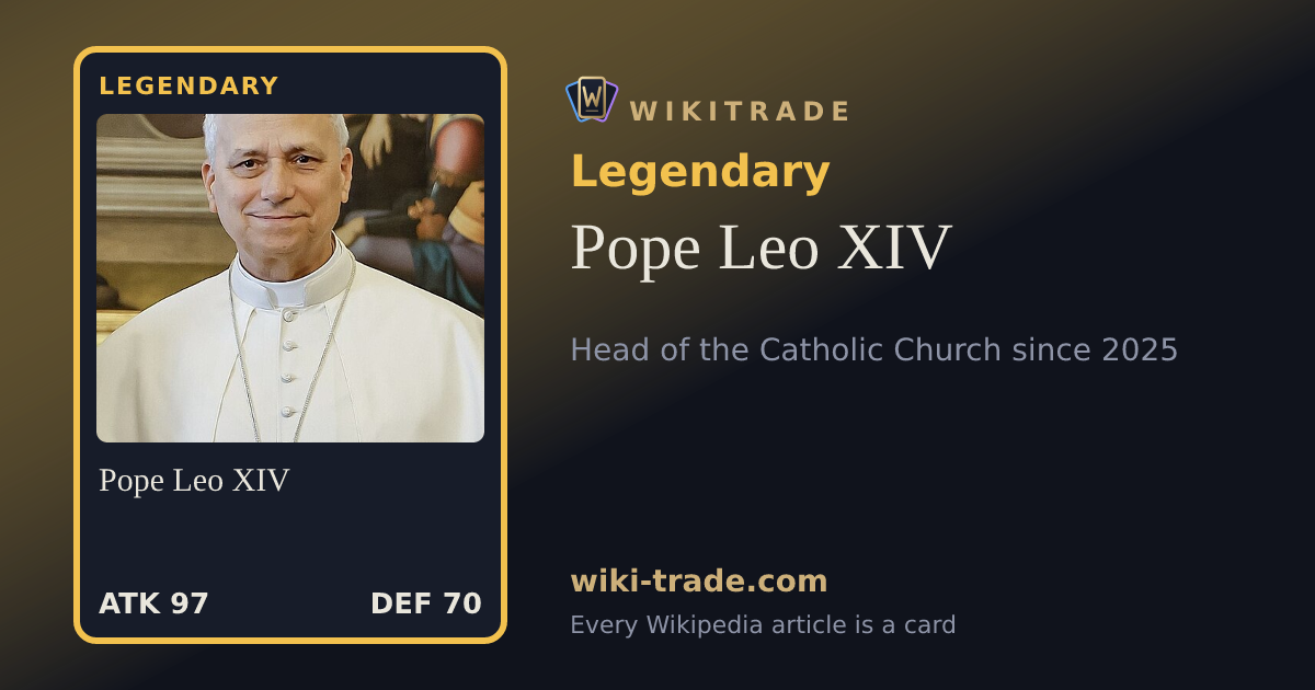 Pope Leo XIV — Legendary card