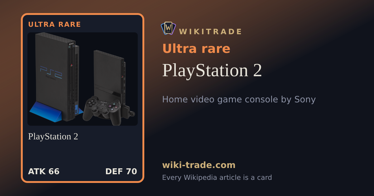 PlayStation 2 — Ultra rare card