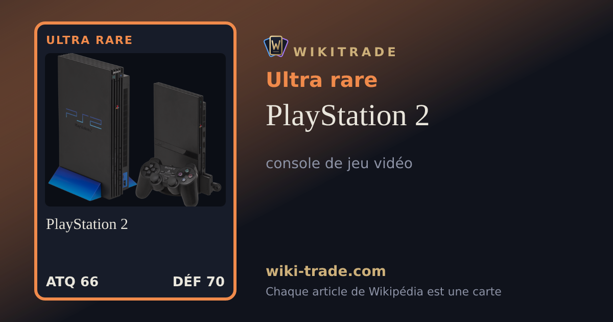 PlayStation 2 — carte Ultra rare