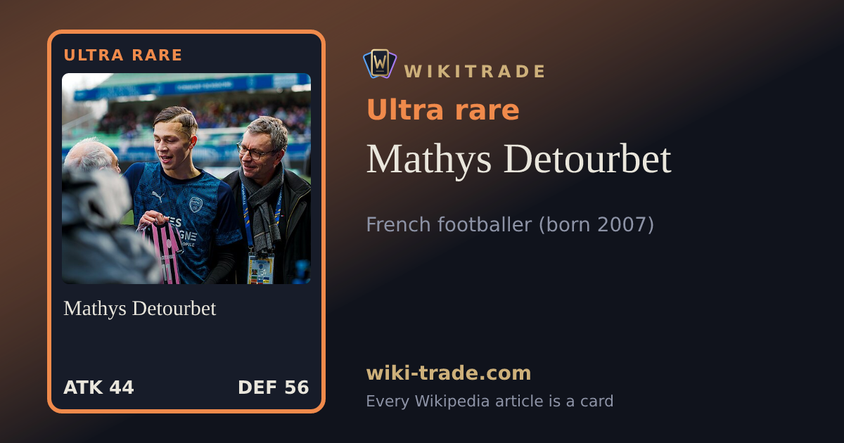 Mathys Detourbet — Ultra rare card