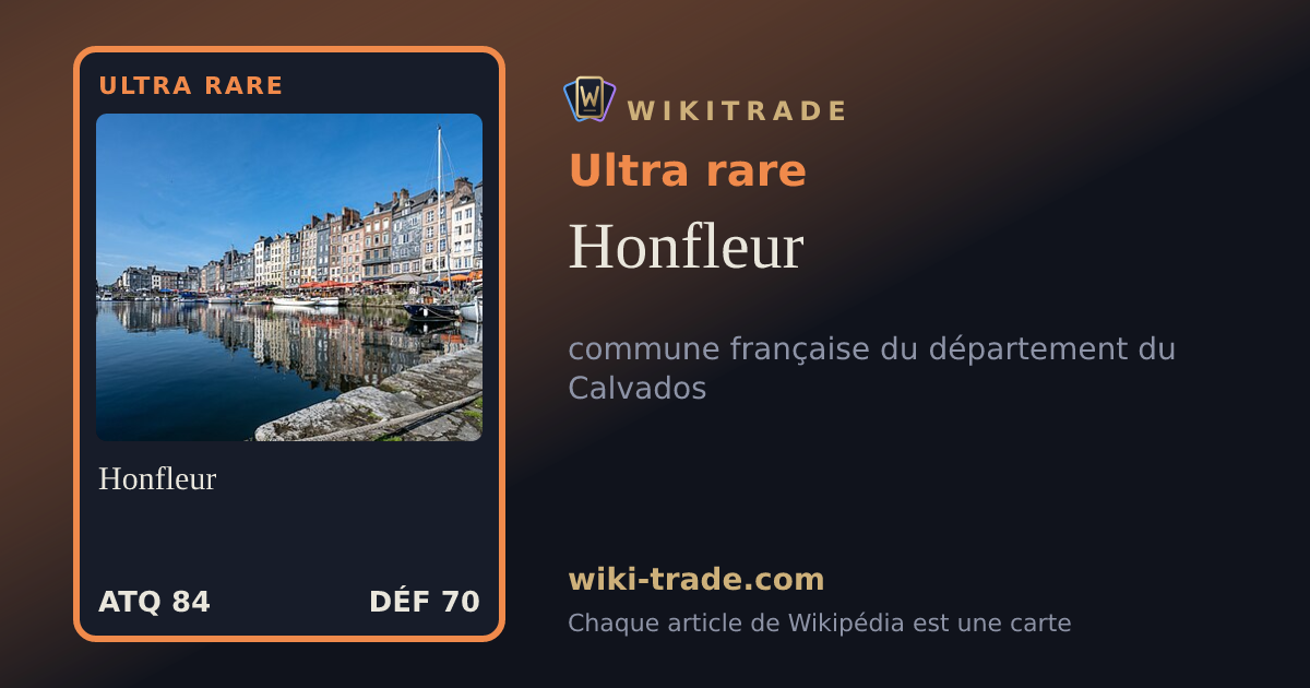 Honfleur — carte Ultra rare