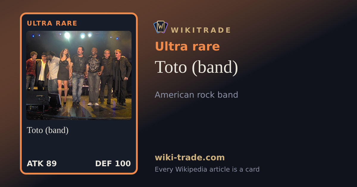 Toto (band) — Ultra rare card