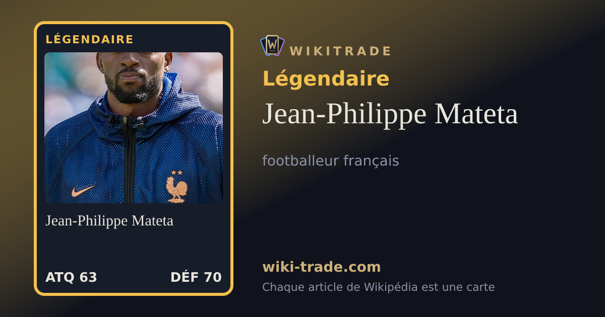 Jean-Philippe Mateta — carte Légendaire