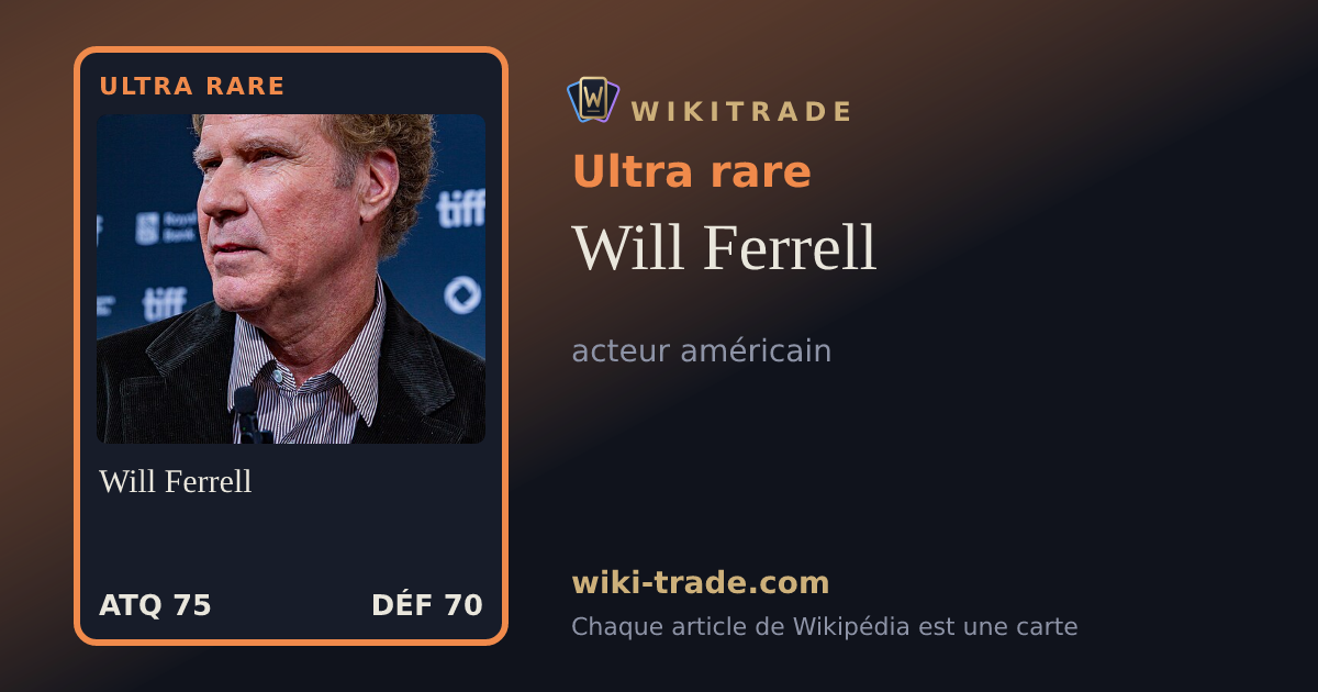 Will Ferrell — carte Ultra rare