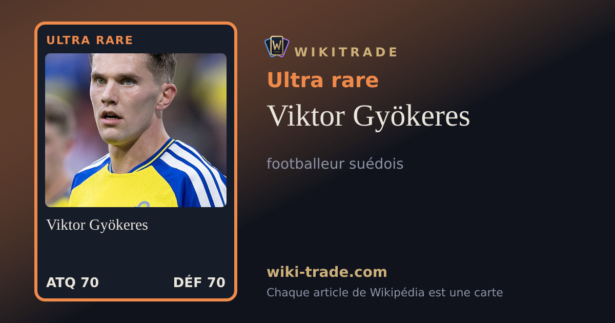 Viktor Gyökeres — carte Ultra rare