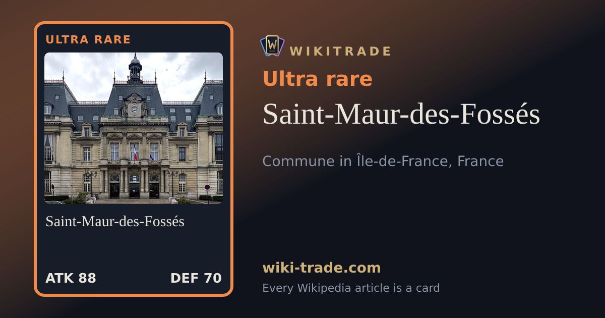 Saint-Maur-des-Fossés — Ultra rare card