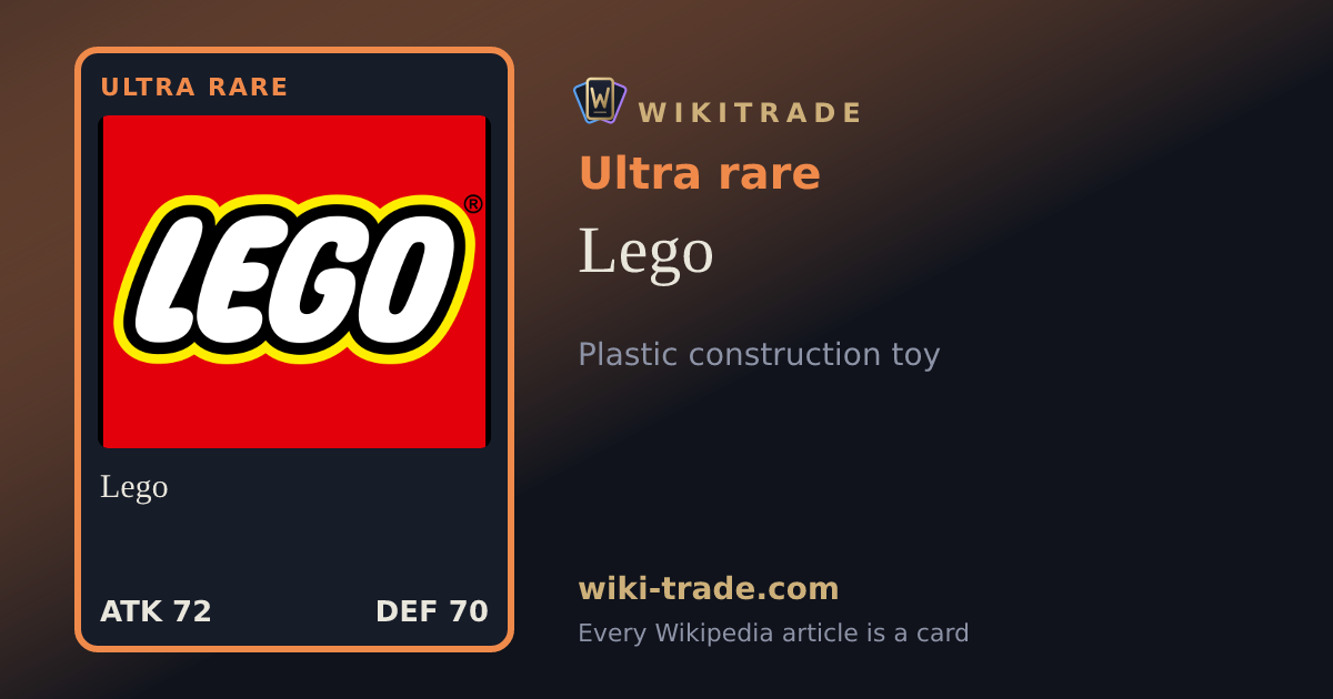 Lego — Ultra rare card