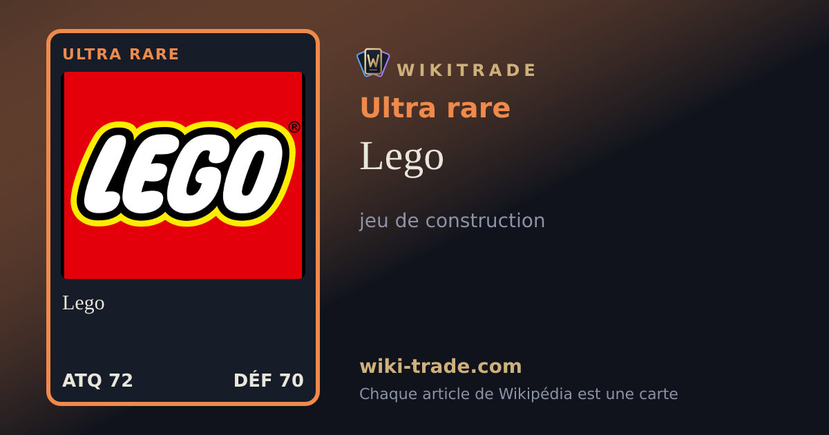 Lego — carte Ultra rare