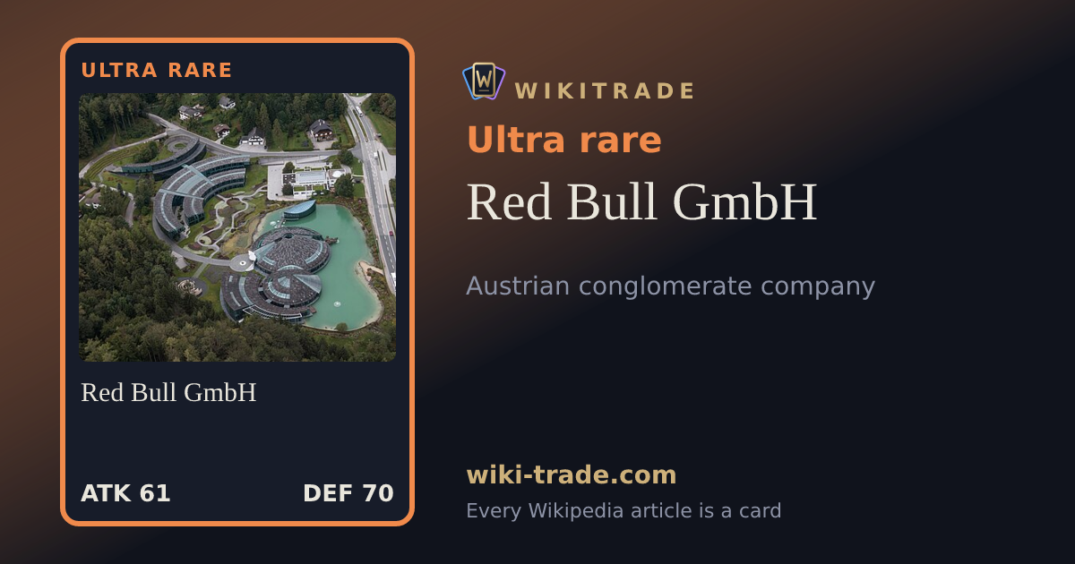 Red Bull GmbH — Ultra rare card